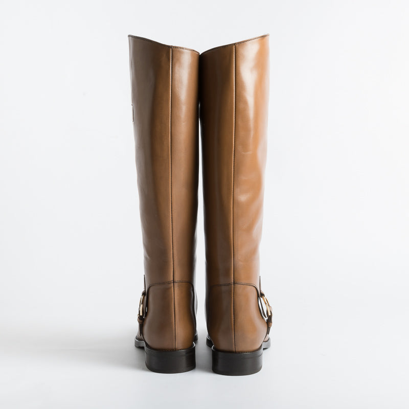 MARETTO - Stivale alla cavallerizza - 1109 - Cognac Scarpe Donna Maretto