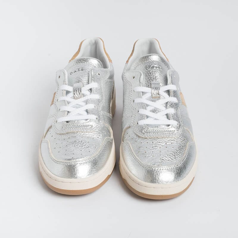 DATE - Sneakers - Court 2.0 - C25HCL - Shiny Argento Scarpe Donna DATE - Collezione Donna