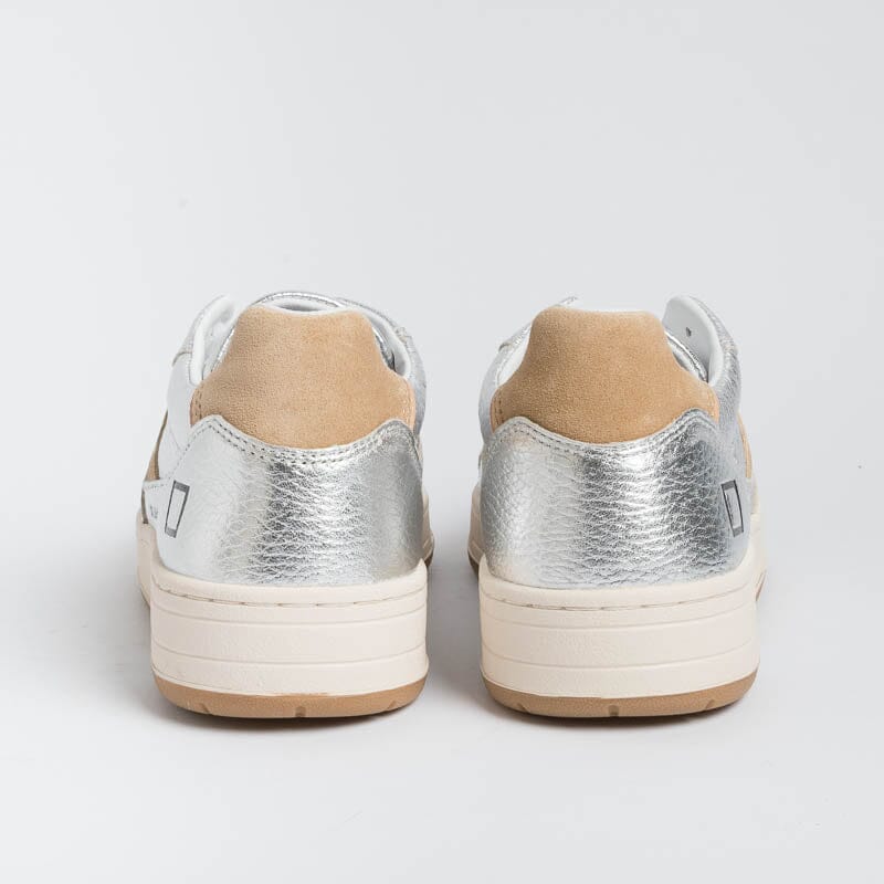 DATE - Sneakers - Court 2.0 - C25HCL - Shiny Argento Scarpe Donna DATE - Collezione Donna