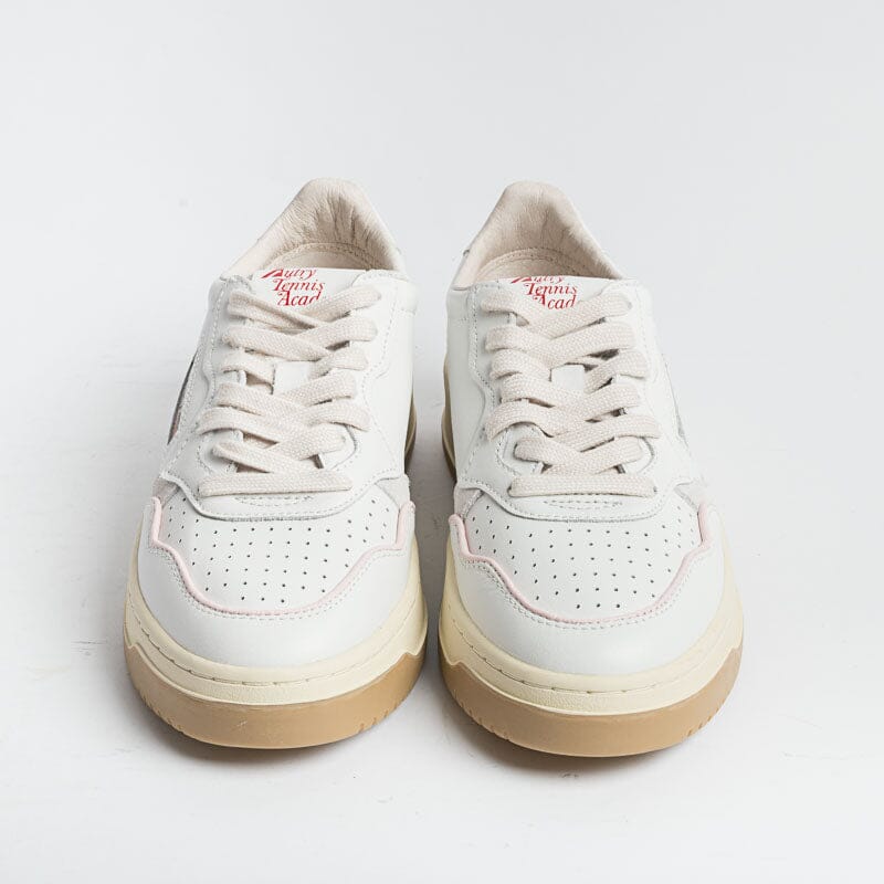 AUTRY CE19- LOW WOM LEAT/SUEDE - Bianco piping Rosa Scarpe Donna AUTRY - Collezione donna