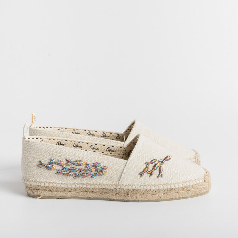 CASTAÑER - Espadrillas - KENDA - Bianco Fish Scarpe Donna CASTAÑER