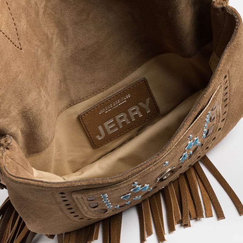 JEROME DREYFUSS - Jerry Mini - Camoscio Marrone Borse Jerome Dreyfuss