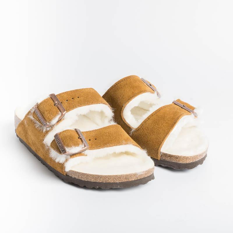 BIRKENSTOCK - 1001135 - Arizona Fur - Mink Scarpe Donna BIRKENSTOCK