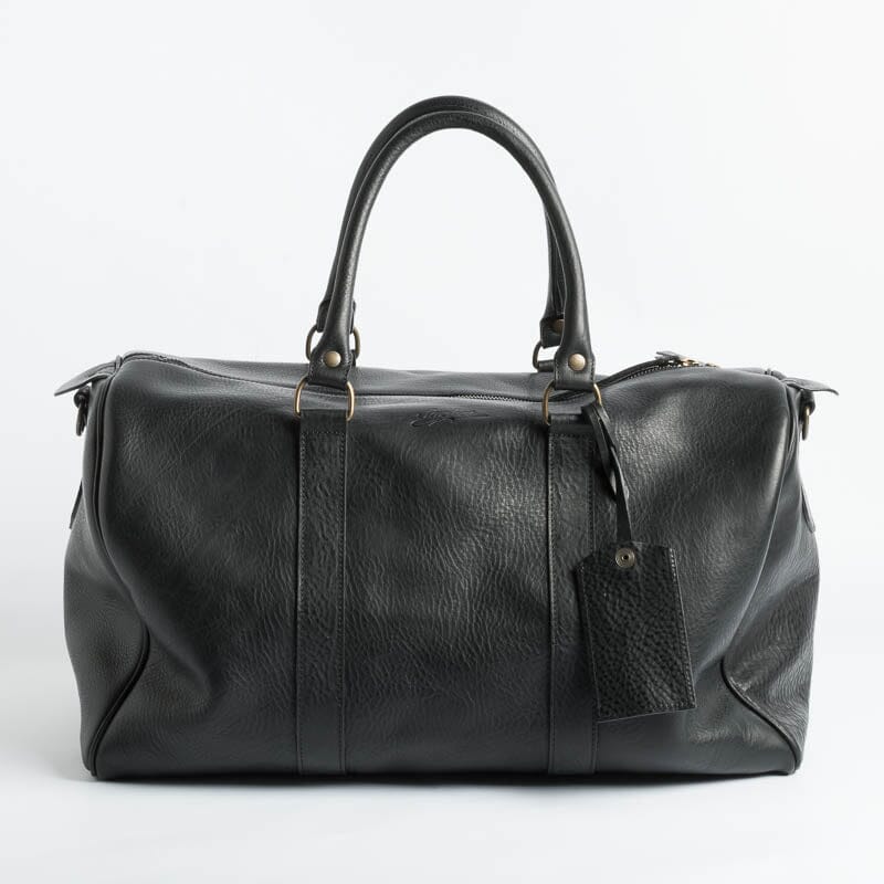 SACHET - Travel Bag - 404 - Leather - Various Colors Bags SACHET BLACK HAMMERED LEATHER