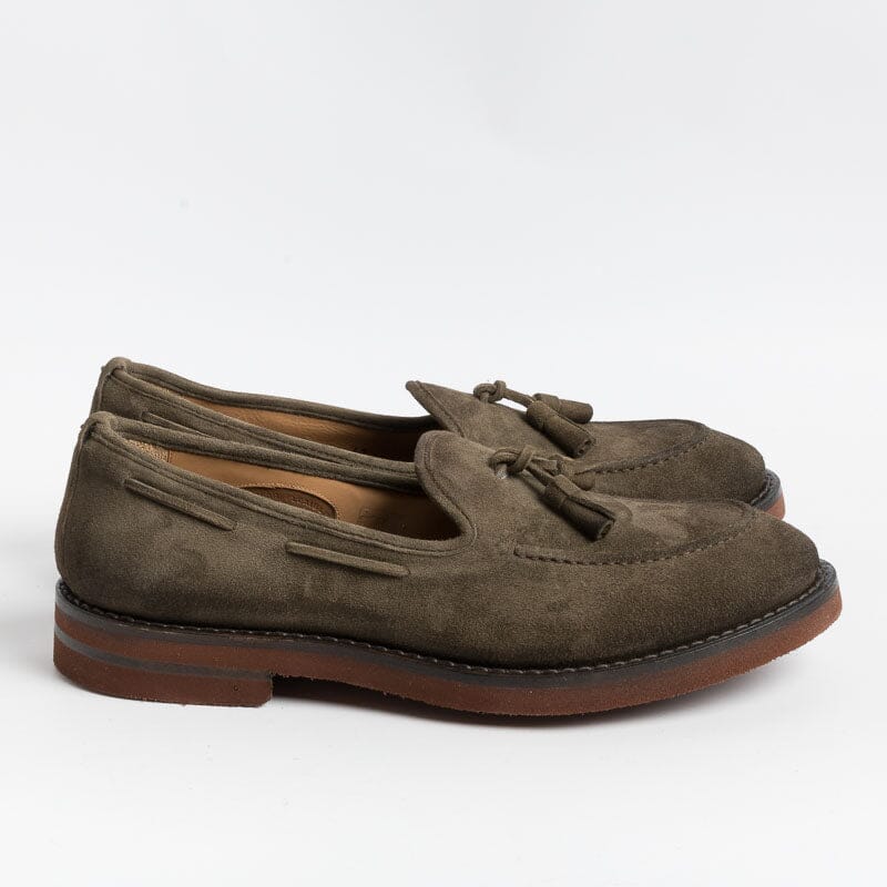 FABI - Mocassino -FU0466A - Camoscio Marrone Foresta Scarpe Uomo FABI
