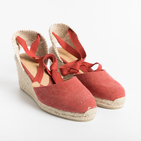 CASTAÑER - Espadrillas - Carina6 - Rosso