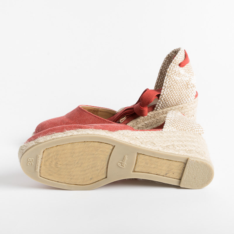 CASTAÑER - Espadrillas - Carina6 - Rosso