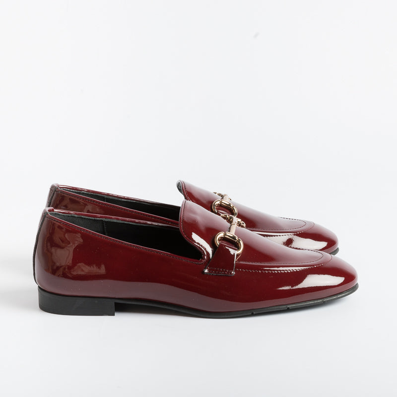 POESIE VENEZIANE - Mocassino - JJA65 - Vernice Bordeaux Scarpe Donna POESIE VENEZIANE - Collezione Donna