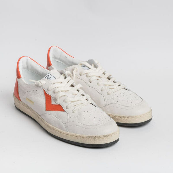 4B12 - Sneakers - Play U27 - White Red Men Shoes 4B12 - MEN COLLECTION