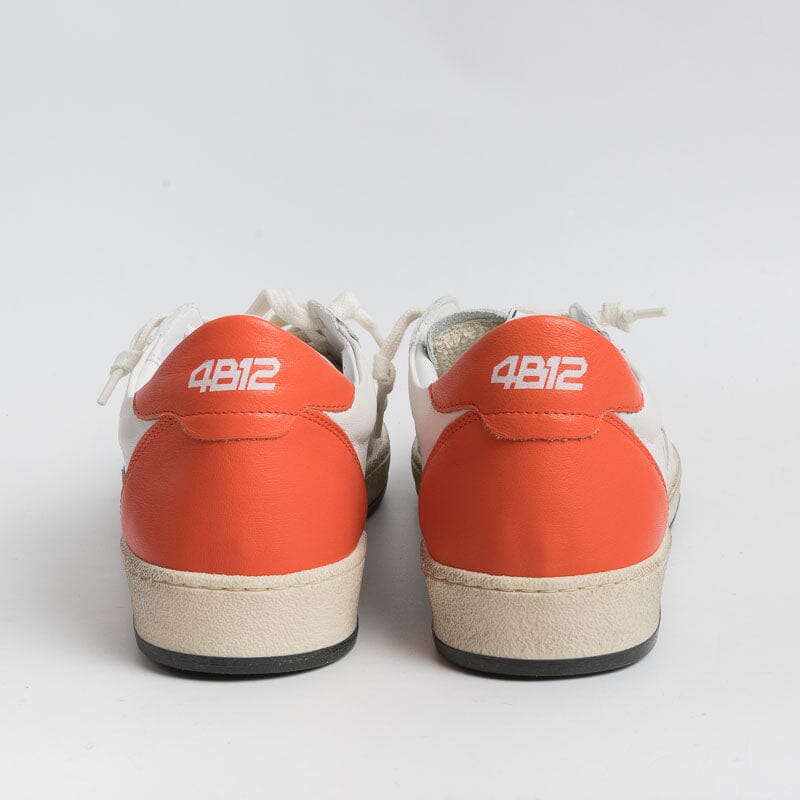 4B12 - Sneakers - Play U27 - White Red Men Shoes 4B12 - MEN COLLECTION
