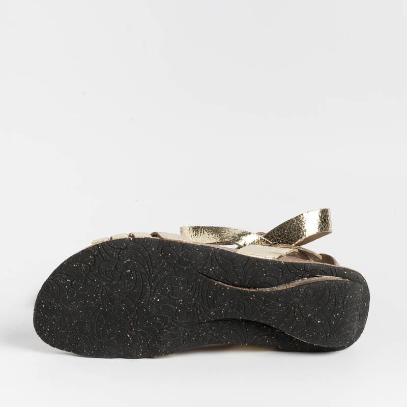 BOSABO - Sandali bassi - 478 - Old Metal Oro Scarpe Donna BOSABO