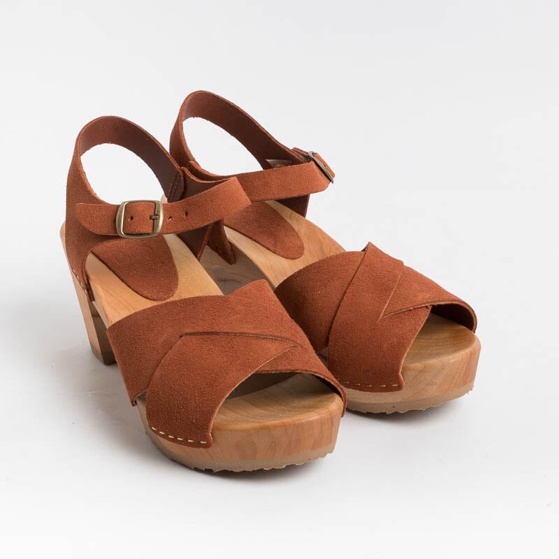 BOSABO - Sandalo - 457 - Rust Camoscio Scarpe Donna BOSABO
