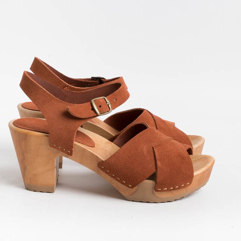 BOSABO - Sandalo - 457 - Rust Camoscio Scarpe Donna BOSABO