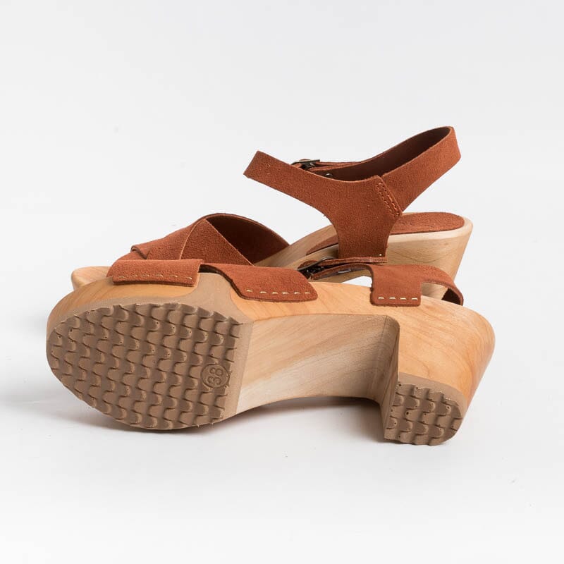 BOSABO - Sandalo - 457 - Rust Camoscio Scarpe Donna BOSABO