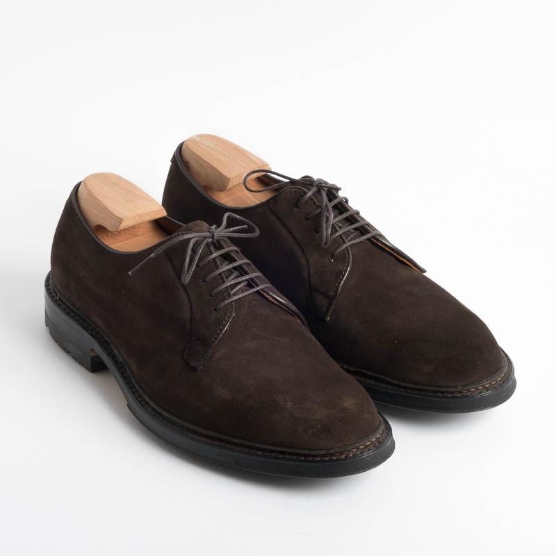ALDEN M5402C Dark Brown Suede Derby - Main Image