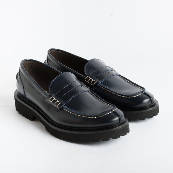 SEBOY'S - Mocassino - 254 - Horse Blu Scarpe Donna SEBOY'S