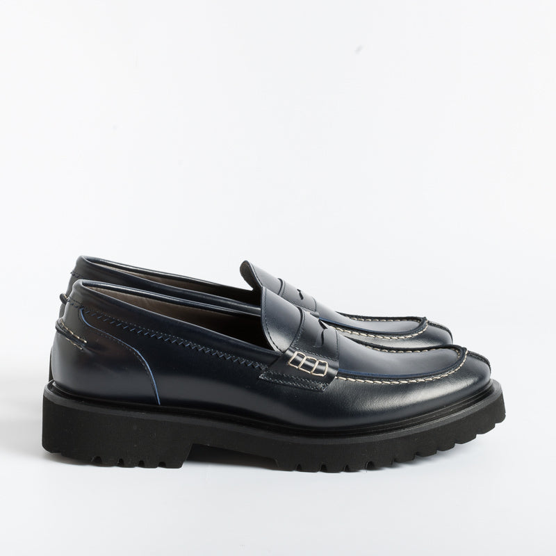 SEBOY'S - Mocassino - 254 - Horse Blu Scarpe Donna SEBOY'S