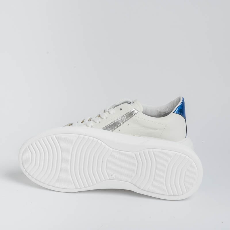 VALSPORT - Sneakers Tournament up - VT2215W - Bianco Laminato argento Scarpe Donna VALSPORT 1920