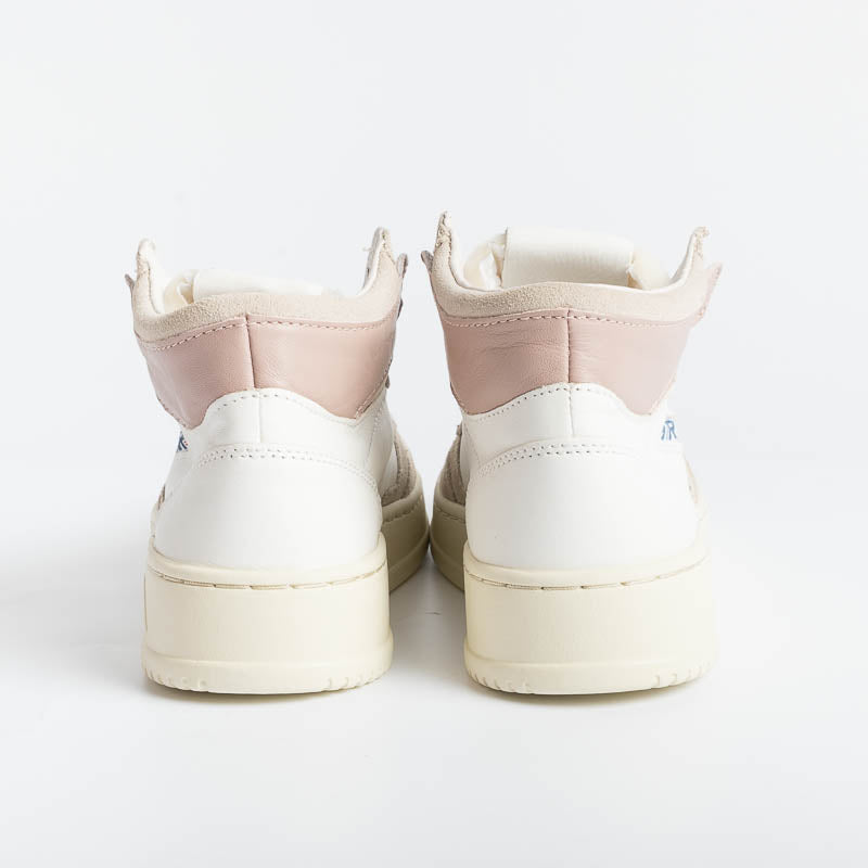 AUTRY - AUMW GS02 - MID WOM GOAT - Bianco Rosa Scarpe Donna AUTRY - Collezione donna