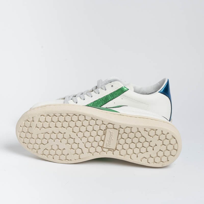 VALSPORT - Sneakers Tournament - VT2210W - White green bluette Shoes Woman VALSPORT 1920