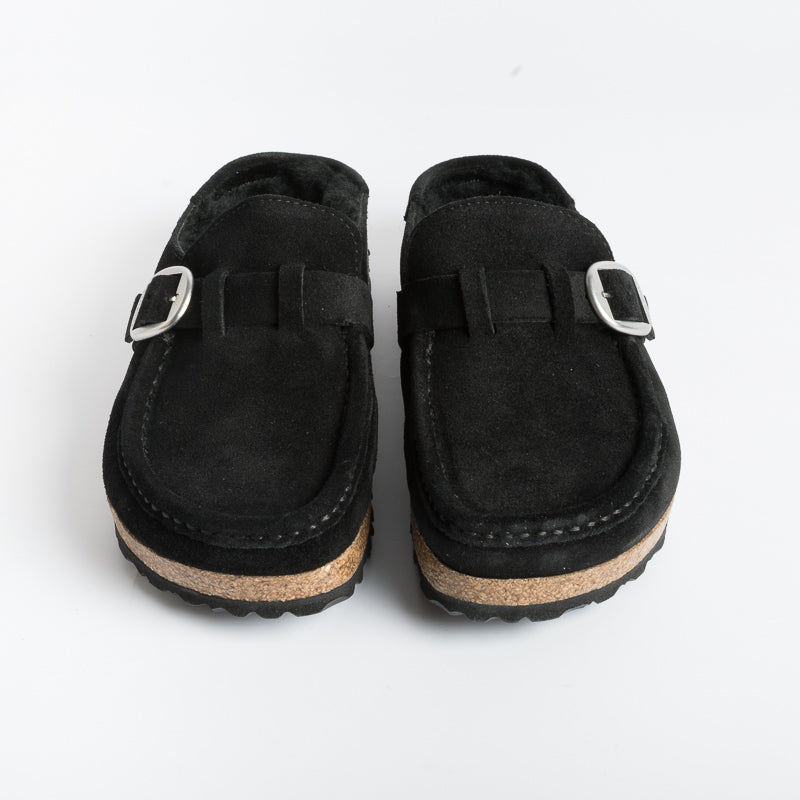 BIRKENSTOCK - 1018126 - Buckley - Shearling Nero Scarpe Donna BIRKENSTOCK