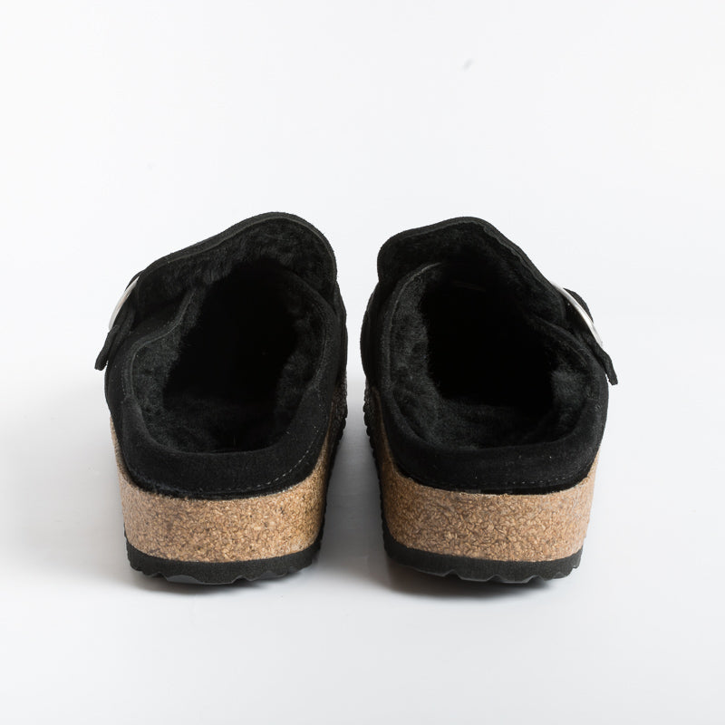 BIRKENSTOCK - 1018126 - Buckley - Shearling Nero Scarpe Donna BIRKENSTOCK