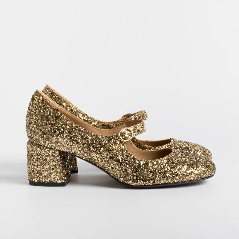 ROBERTO FESTA - Mary Jane - Rupert Cristal Oro Scarpe Donna Roberto Festa