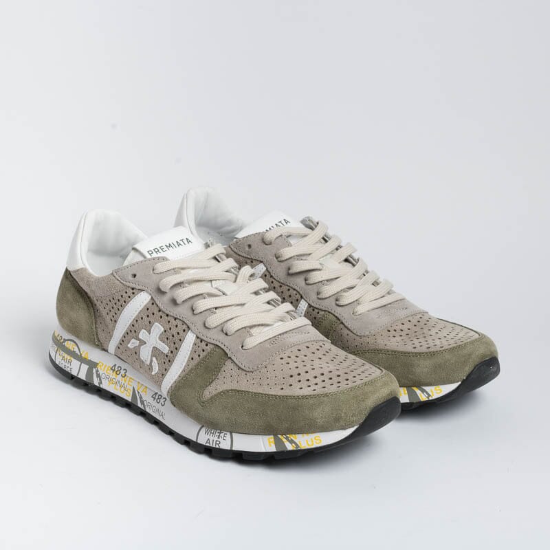 PREMIATA - Sneakers - ERIC 5840 - Verde Tortora Scarpe Uomo Premiata - Collezione Uomo