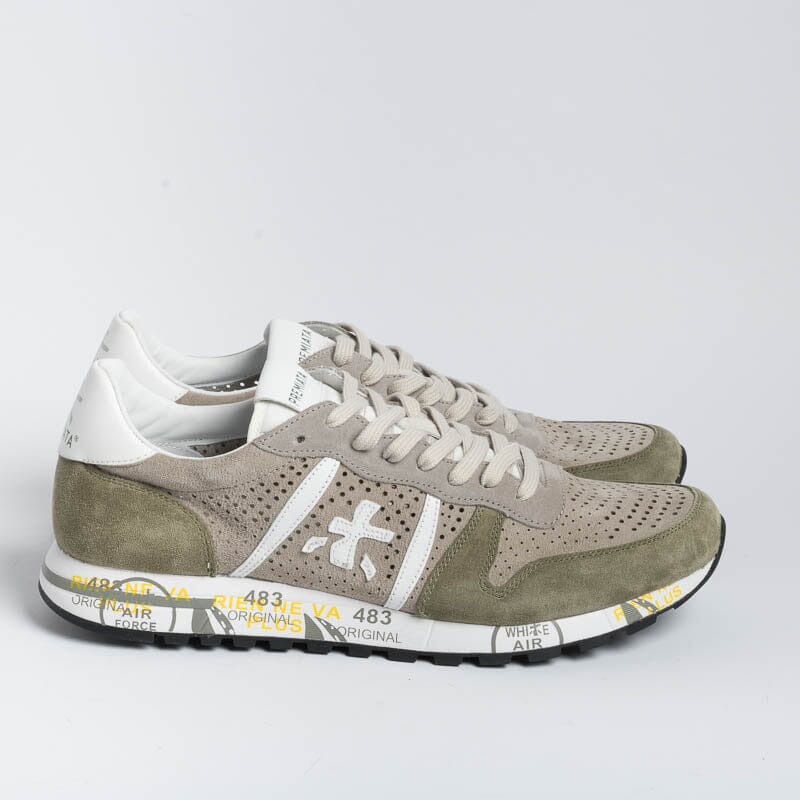 PREMIATA - Sneakers - ERIC 5840 - Verde Tortora Scarpe Uomo Premiata - Collezione Uomo