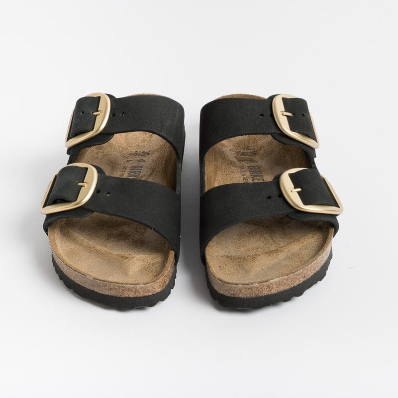 BIRKENSTOCK - 1023290 - Arizona Big Buckle - Nero Oro Scarpe Donna BIRKENSTOCK