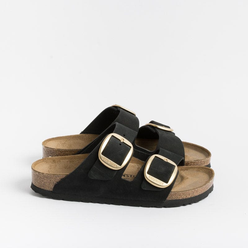 BIRKENSTOCK - 1023290 - Arizona Big Buckle - Nero Oro Scarpe Donna BIRKENSTOCK