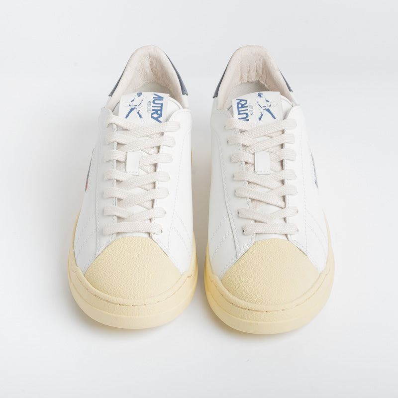 AUTRY BLLM TC05 - LOW MAN TC/BOB - Bianco/Blu Scarpe Uomo AUTRY - Collezione uomo