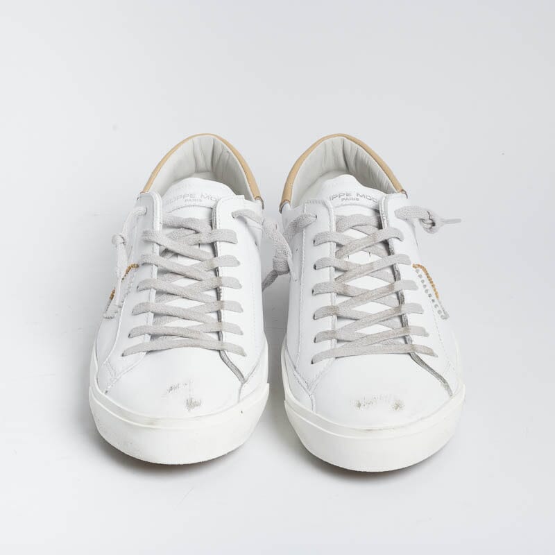 PHILIPPE MODEL - PRLU VB28 - ParisX - Bianco/ Beige Scarpe Uomo Philippe Model Paris