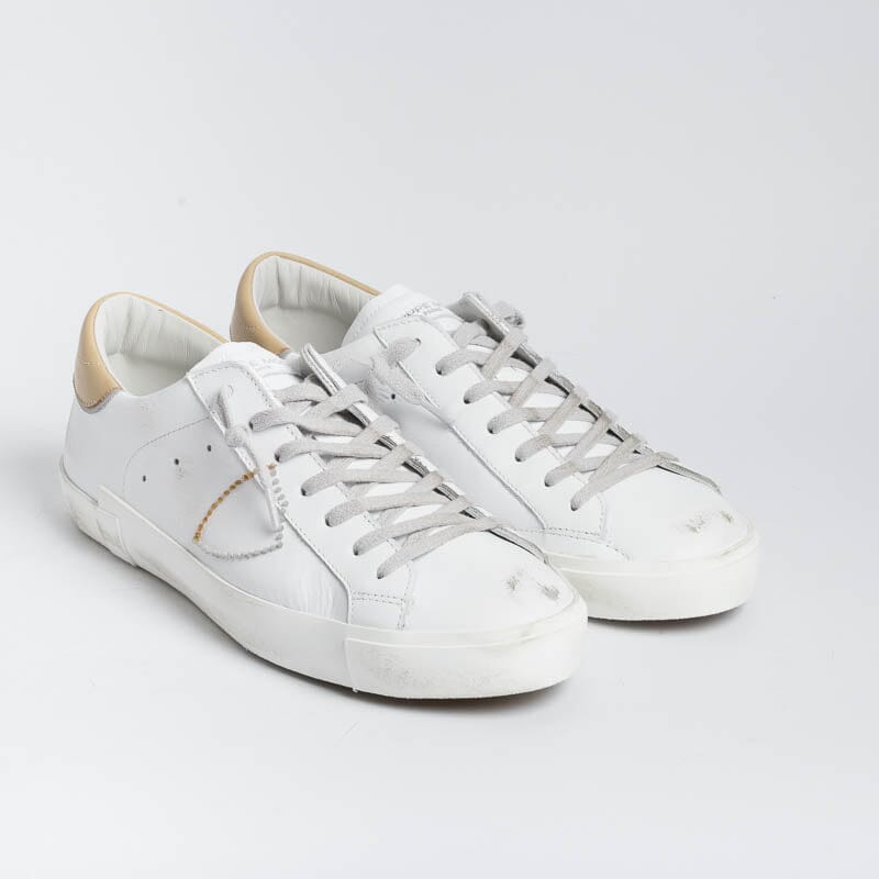 PHILIPPE MODEL - PRLU VB28 - ParisX - Bianco/ Beige Scarpe Uomo Philippe Model Paris