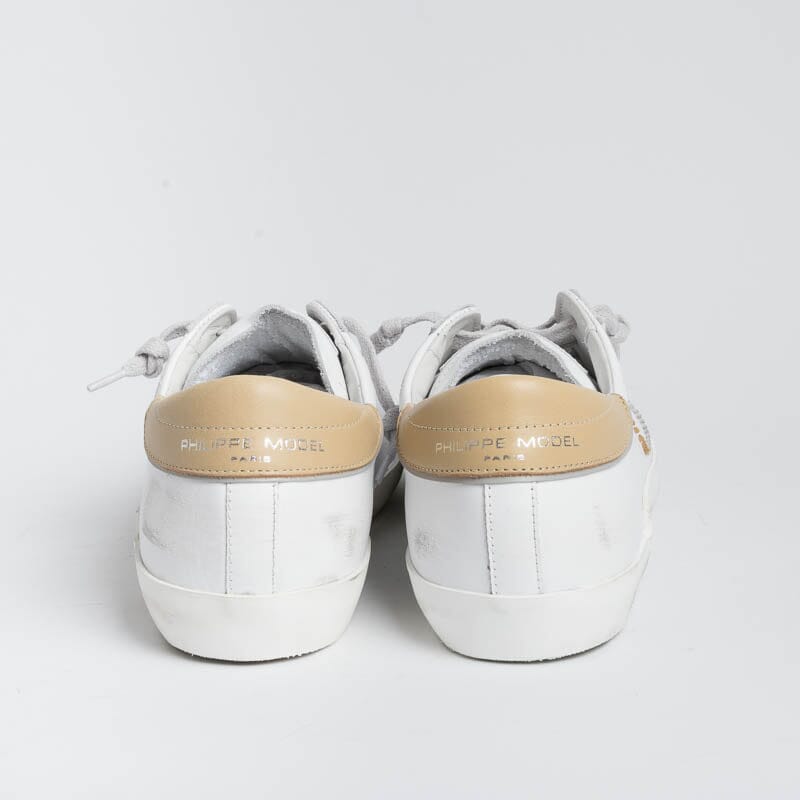 PHILIPPE MODEL - PRLU VB28 - ParisX - Bianco/ Beige Scarpe Uomo Philippe Model Paris