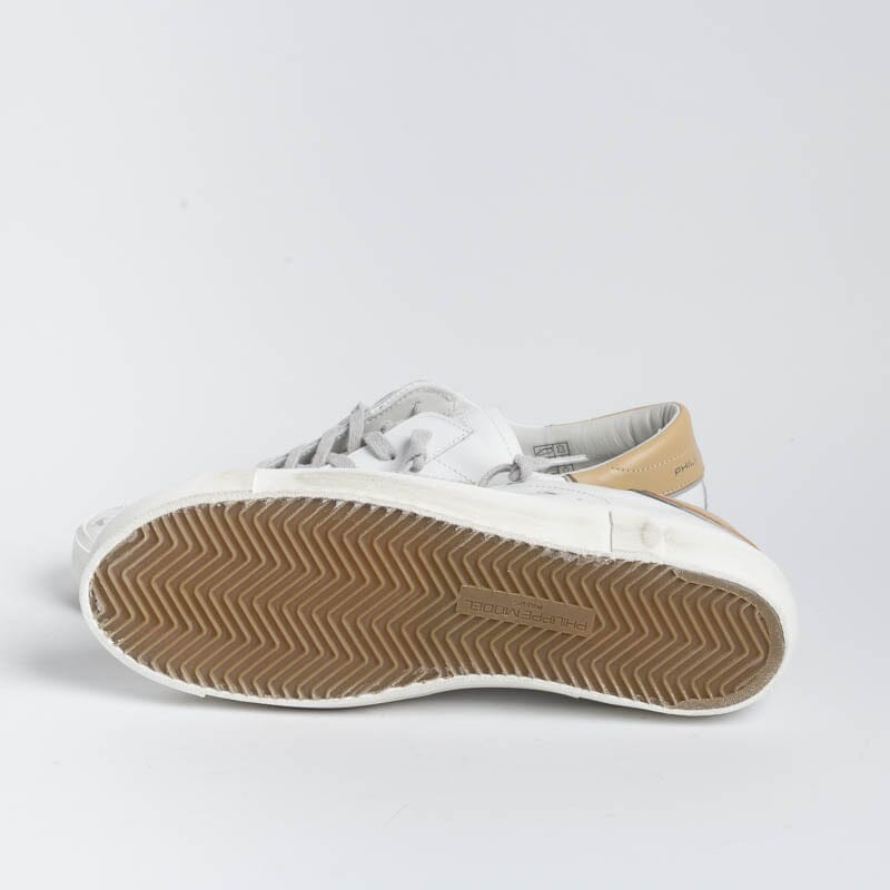 PHILIPPE MODEL - PRLU VB28 - ParisX - Bianco/ Beige Scarpe Uomo Philippe Model Paris