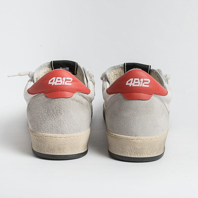 4B12 - Sneakers - Play U21 - Bianco Rosso Blu Scarpe Uomo 4B12 - COLLEZIONE UOMO