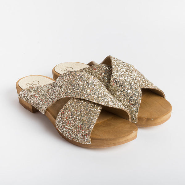 BOSABO - Sandal - 461 - Gold Glitter Shoes Woman BOSABO