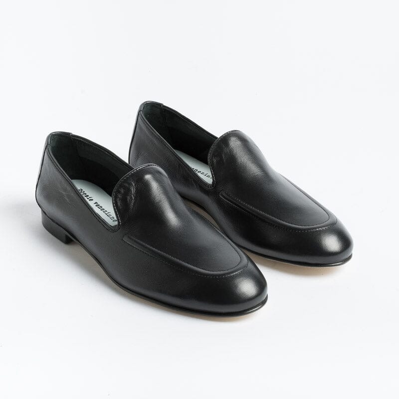 POESIE VENEZIANE - Loafer - JJA69 - Black Nappa Leather Women's Shoes POESIE VENEZIANE - Women's Collection