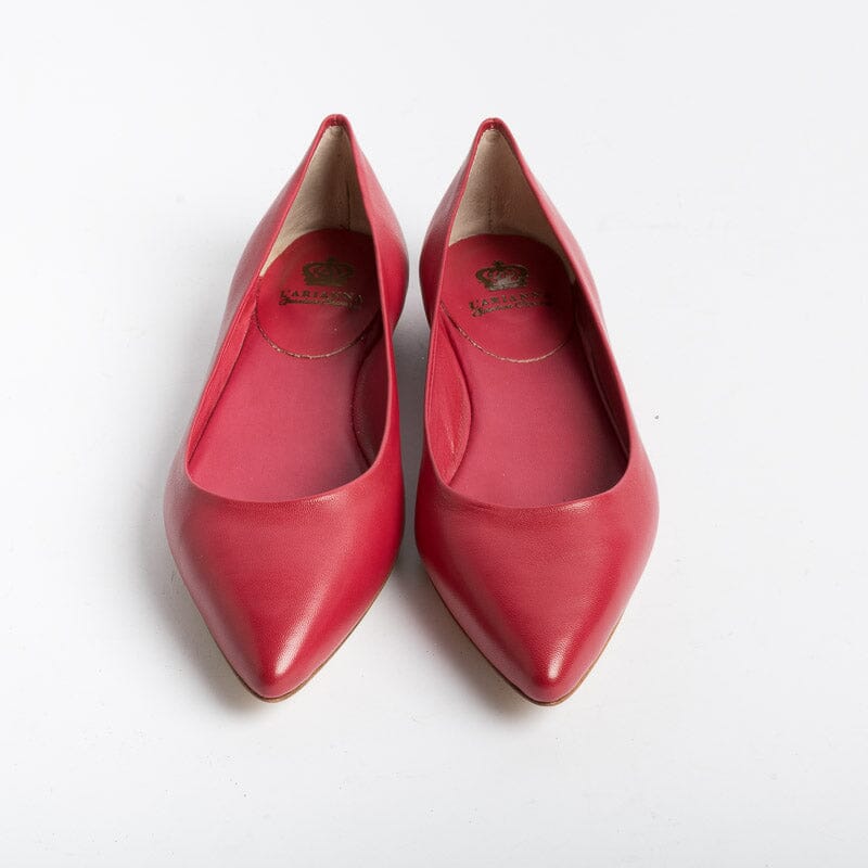 L' ARIANNA - Ballerina BL1011 - Berlino Rosso Scarpe Donna L'Arianna