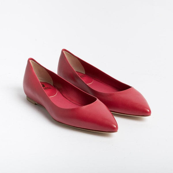 L' ARIANNA - Ballerina BL1011 - Berlino Rosso Scarpe Donna L'Arianna