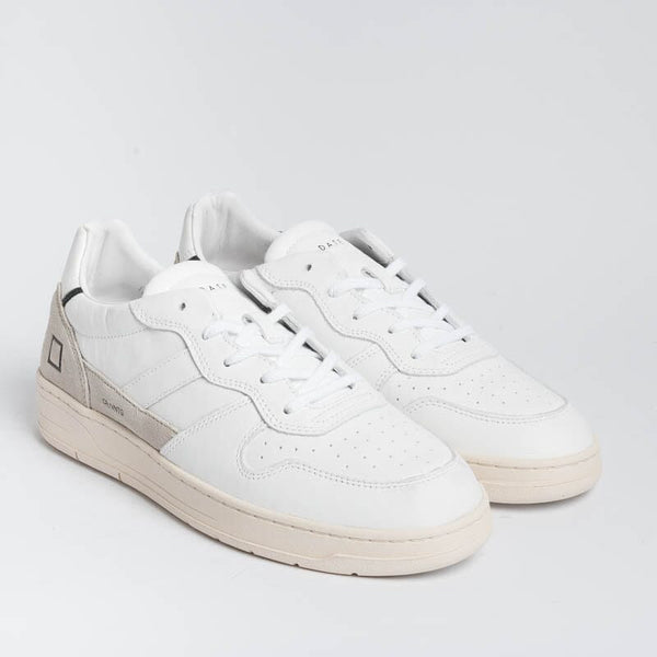 DATE - Sneakers - Court 2.0 - C2WCIN - Bianco Tortora Scarpe Uomo DATE - Collezione Uomo