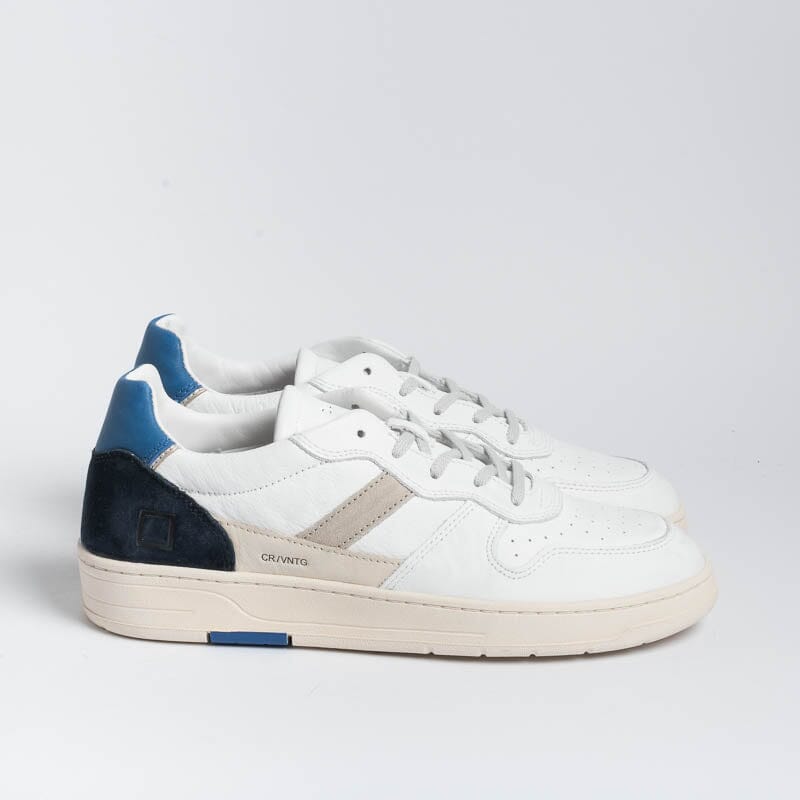DATE - Sneakers - Court 2.0 - C2VCWL - White Blue Man Shoes DATE - Man Collection