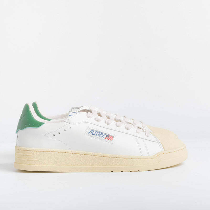 AUTRY BLLM TC02 - LOW MAN TC/BOB - Bianco/Verde Scarpe Uomo AUTRY - Collezione uomo