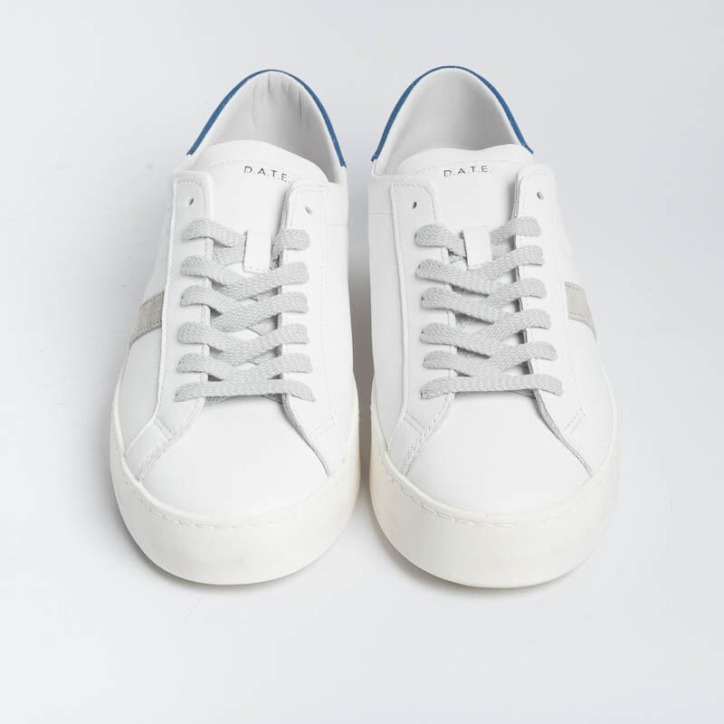 DATE - Sneakers - Hill Low - HLCAEW - Bianco Bluette Scarpe Uomo DATE - Collezione Uomo