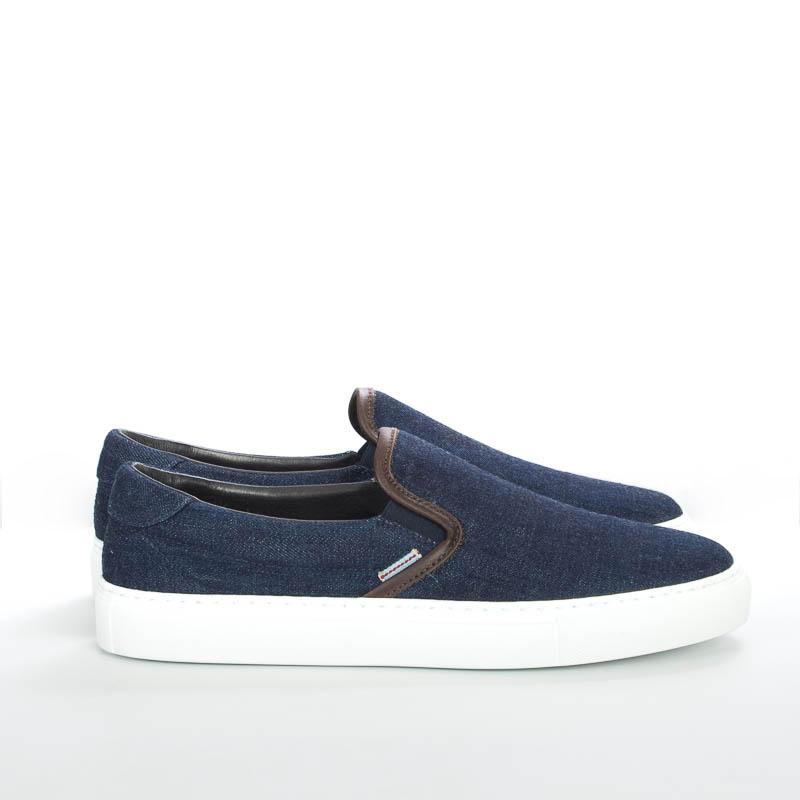 SACHET PRIVATE LABO - Slipon CIMOSA - Jeans Scarpe Uomo SACHET - Calzature Collezione Uomo