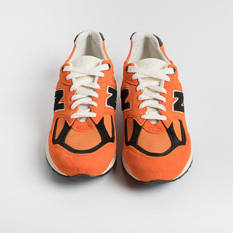 NEW BALANCE - Limited Edition Teddy Santis M990AI2 -Arancione Nero Scarpe Uomo NEW BALANCE - Collezione Uomo