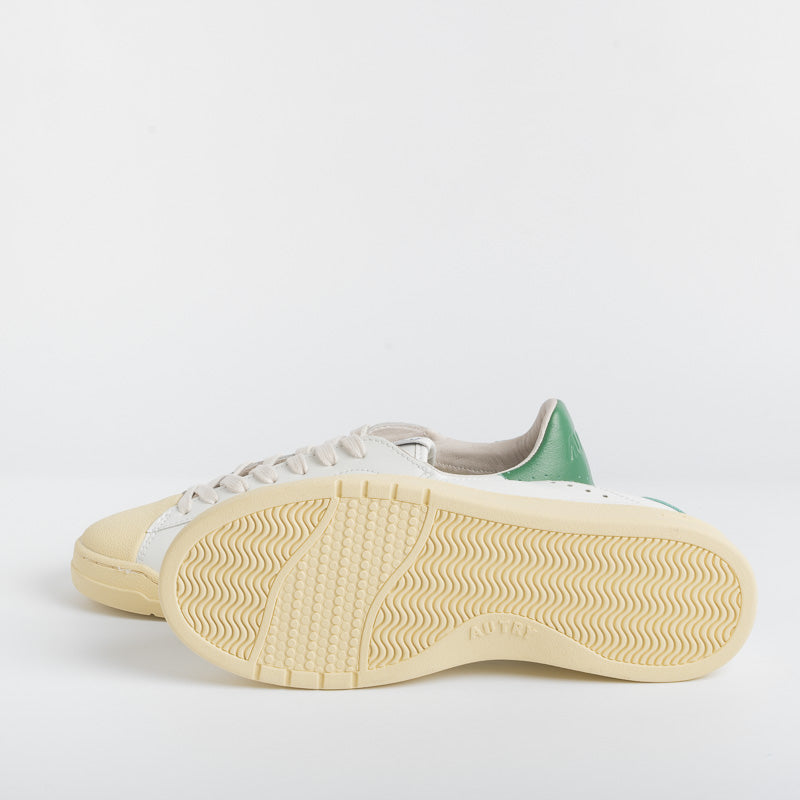 AUTRY BLLM TC02 - LOW MAN TC/BOB - Bianco/Verde Scarpe Uomo AUTRY - Collezione uomo