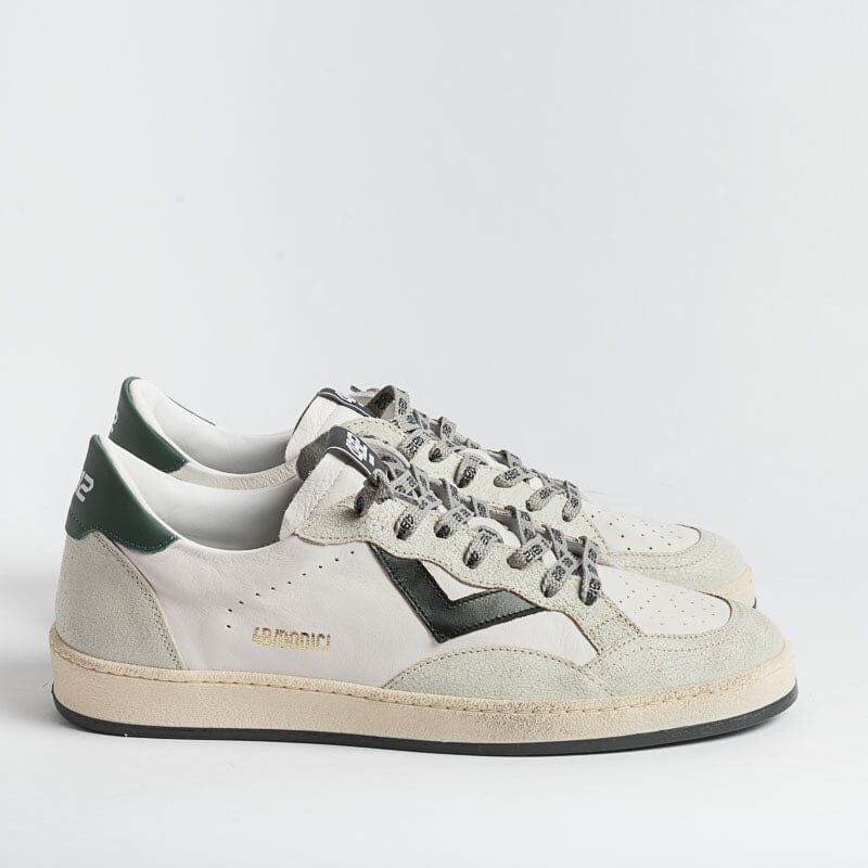 4B12 - Sneakers - Play U24 - Bianco Verde Scarpe Uomo 4B12 - COLLEZIONE UOMO