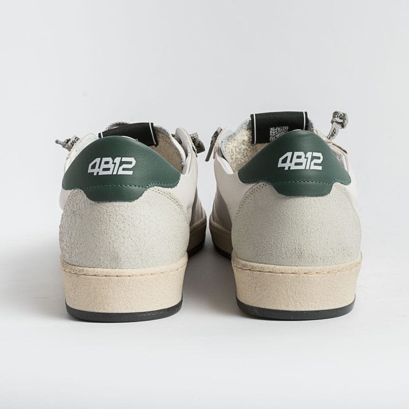 4B12 - Sneakers - Play U24 - Bianco Verde Scarpe Uomo 4B12 - COLLEZIONE UOMO